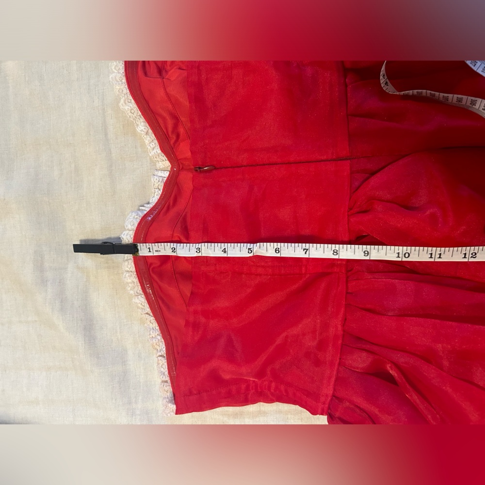 Red Corset Dress Selkie XXL *Rare* - Picture 3 of 16